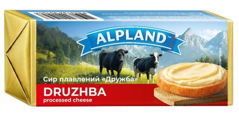 Промисловий зразок «1.-4. ОПАКОВАННЯ ДЛЯ СИРУ ПЛАВЛЕНОГО «ALPLAND»», реєстраційний номер №48655