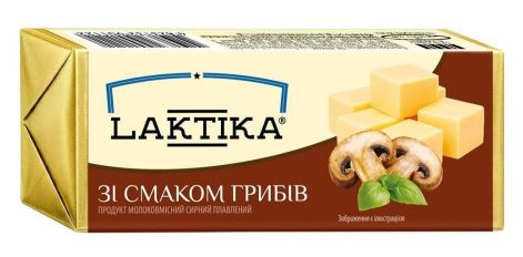 Промисловий зразок «1.-4. ПАКОВАННЯ З ЕТИКЕТКОЮ ДЛЯ СИРУ ПЛАВЛЕНОГО «LAKTIKA»», реєстраційний номер №48753