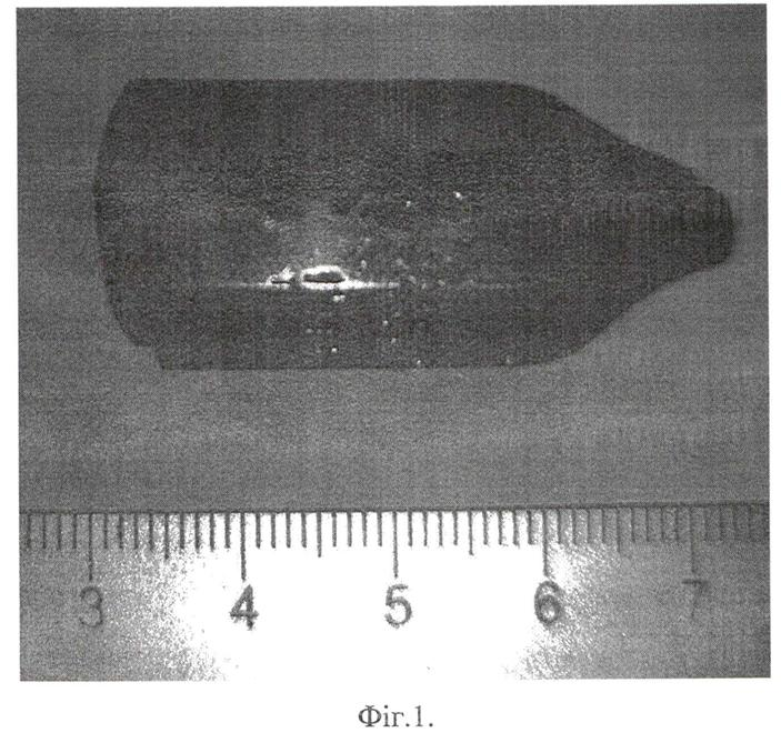 Корисна модель «СПОСІБ ВИРОЩУВАННЯ ТВЕРДИХ РОЗЧИНІВ СКЛАДУ Ag<sub>3</sub>As<sub>0.8</sub>Sb<sub>0.2</sub>S<sub>3</sub> МЕТОДОМ СПРЯМОВАНОЇ КРИСТАЛІЗАЦІЇ З РОЗПЛАВУ-РОЗЧИНУ», патент №163114